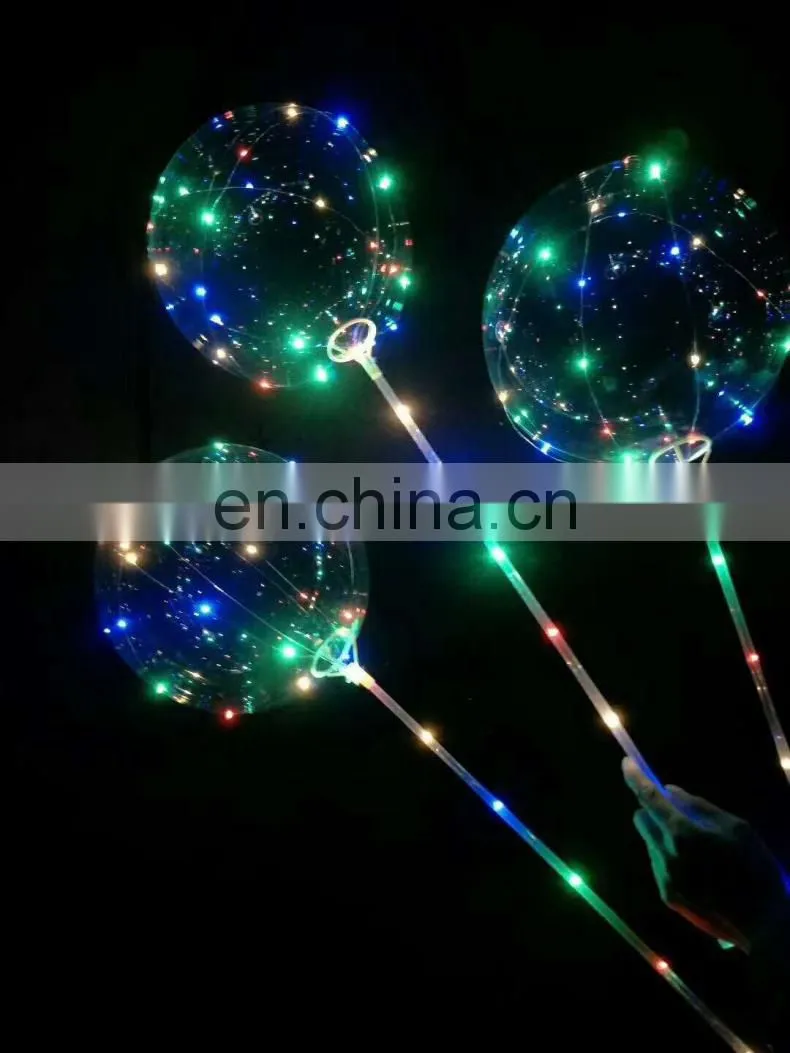 Party decoration led sparkle light inflatable balloon