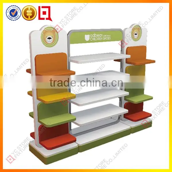 Mall wood baby accessories diaper display stand