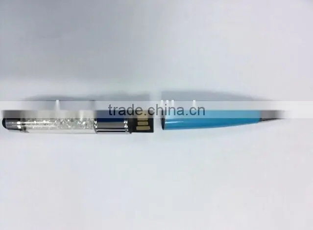 wholesale antivirus 3 in 1 functional usb pen drive wholesale, ballpoint pen usb flash drive with screen touch function