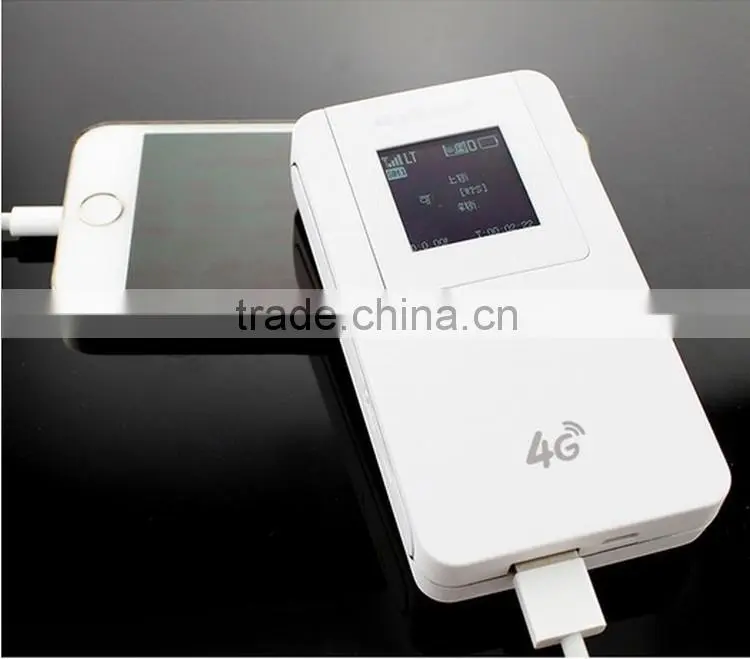 New design LTE TDD FDD network and hot sale 4g modem router wifi with power bank function