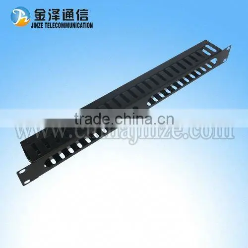 12 port metal+plastic 1 U Cable Manager for telecom
