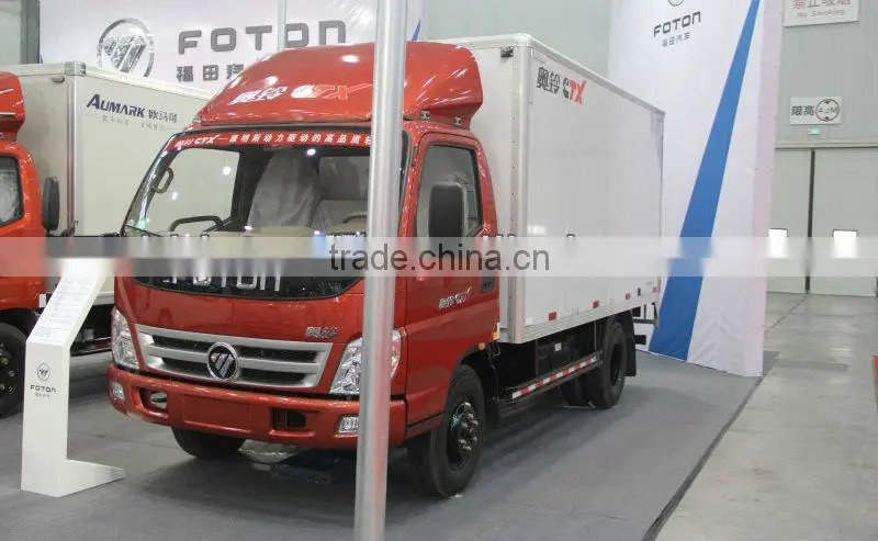 Foton Lovol engine cheap box trucks