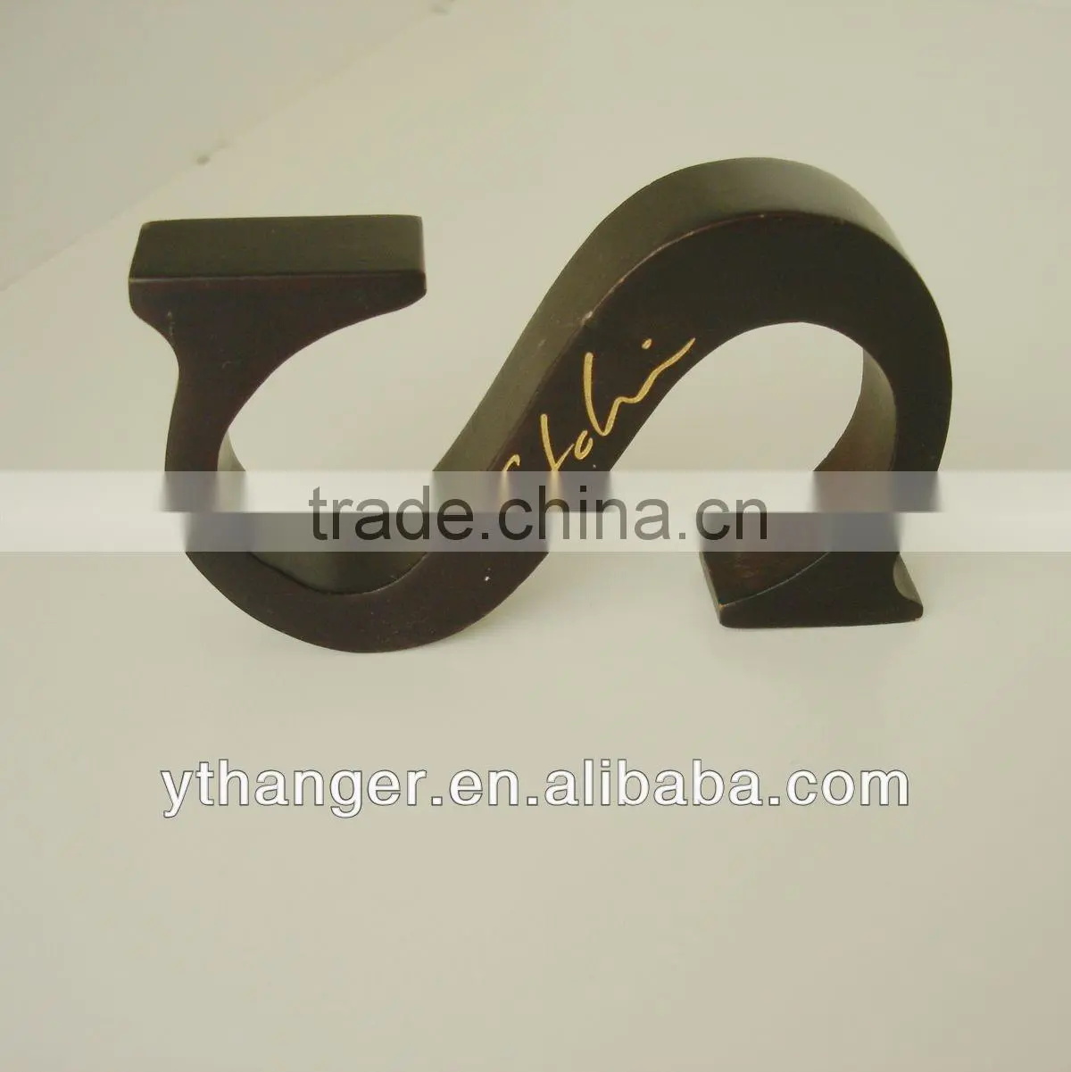 WS005 woodren ring for pants S shap brand belt loop