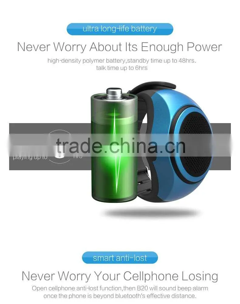 2015 new general hot sell bluetooth speaker smart sport music watch