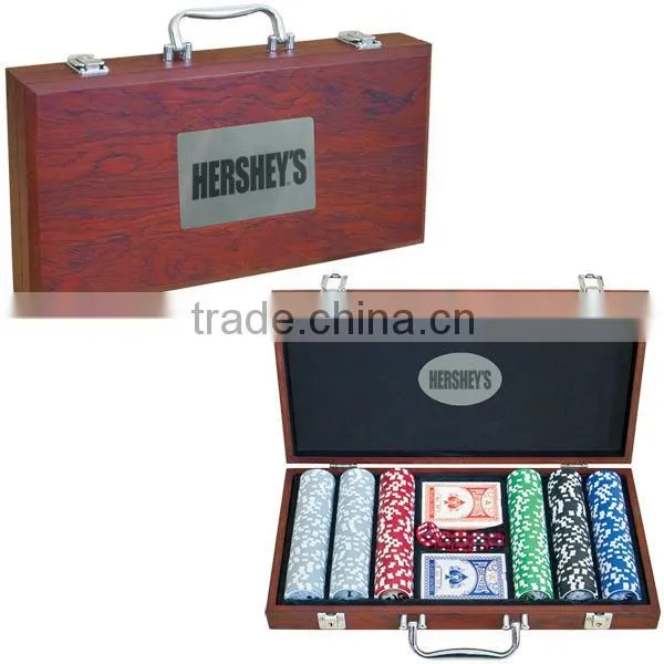 round corner 100pcs poker chip set aluminum case with 100 chips and cards