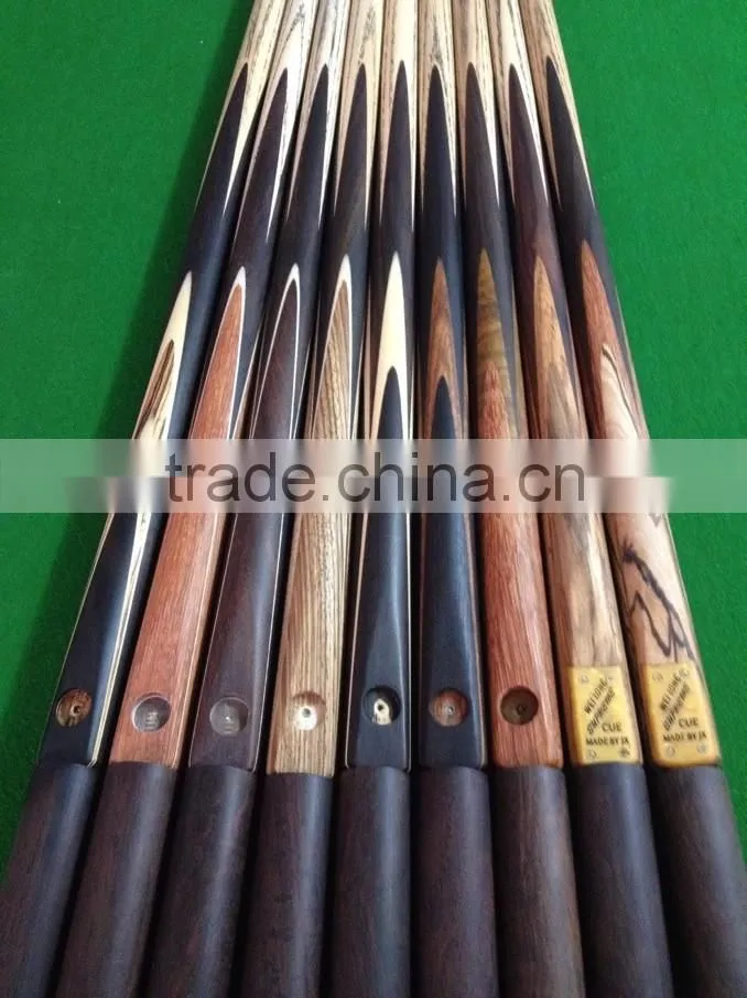 CUESOUL 3/4 Hand Spliced snooker cue, excellent quality at low pricing, OEM Welcomed