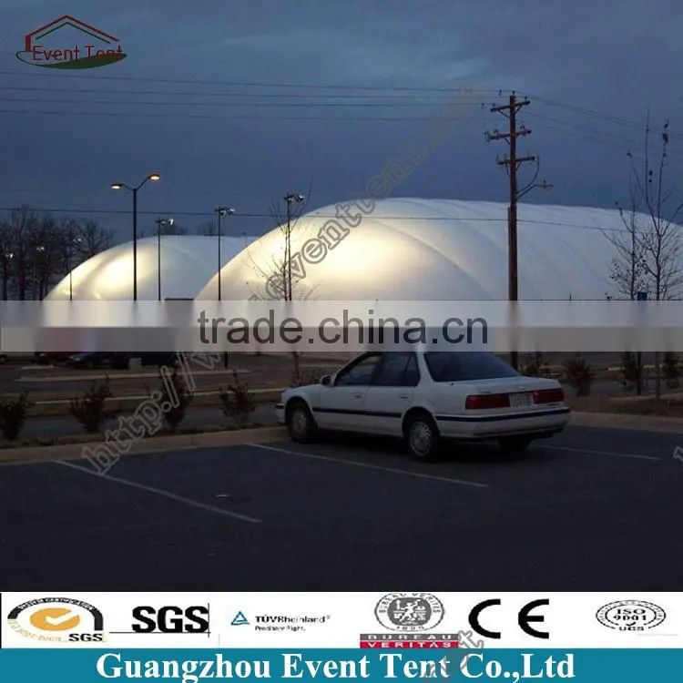 Used fire retardant PVC inflatable projection dome tent for amusement centers