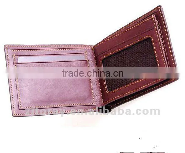 Fashion high quality leather wallet for man