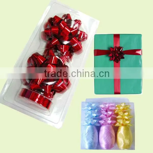 Matte color party decorative ribbon bow, gift ribbon decorative bow