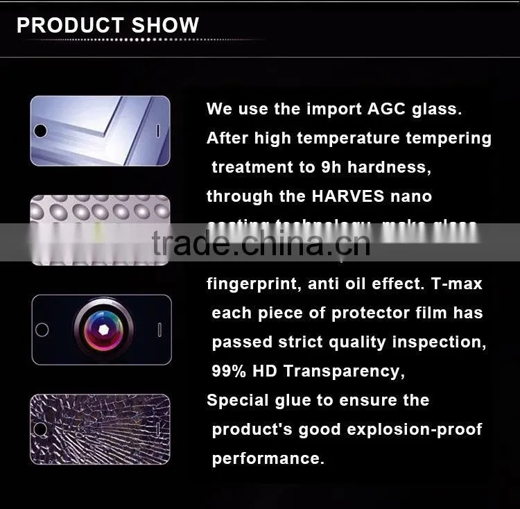 2015 Newest tablet 9H 2.5D Japenese AGC tempered glass screen protector for Microsoft Surface 3