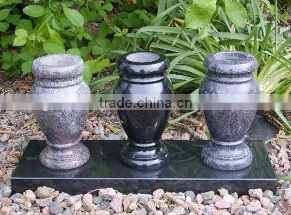 Shanxi Black Granite Vase