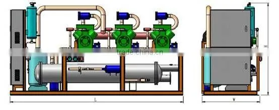 Air cooled Condensing Unit with PLC