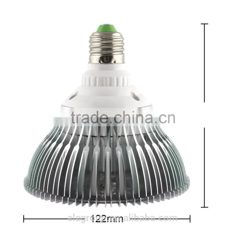 China sell aluminum material E27 led par 38 light 9w