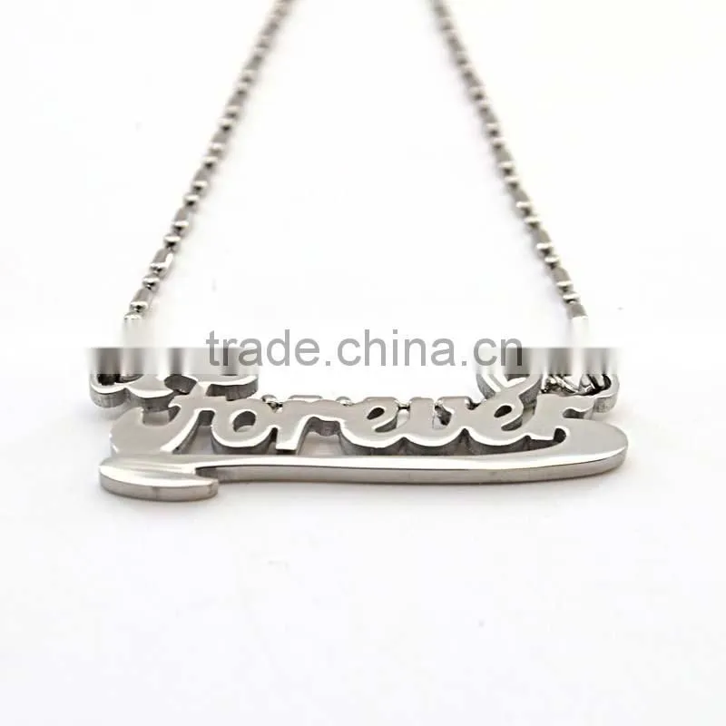 Mothers Day Wholesale Gifts Alphabet Letter Silver Pendant