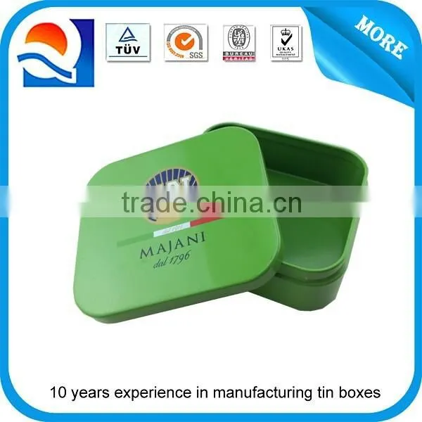 small blank metal tins for consumer electronic