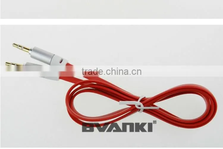 promotional gift 1m 3.5mm male aux audio plug jack to usb 2.0 female usb cable male to male headphone splitter jack 3.5mm