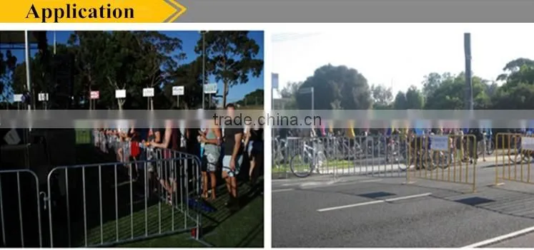 Safety metal road barrier