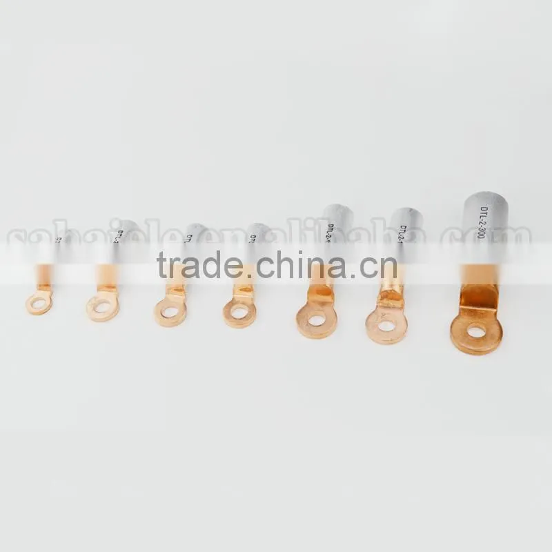 high quality DTL Cable Lugs copper aluminium bimetal connecting terminal