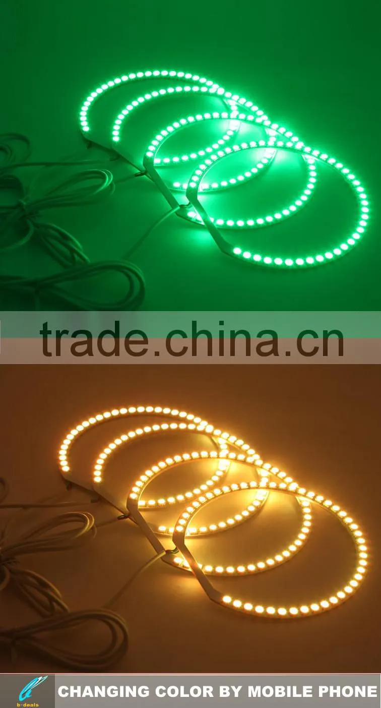 angel eye rgb e36, e38, e39, e46 131mm ring for bmw and Vaz 2106 for Lada