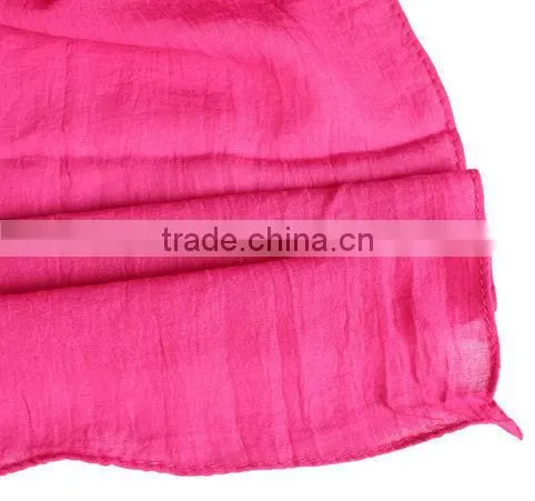 14 Colors in Stock Fashion Women Lady Cotton & Linen Pashmina Scarf Wholesale