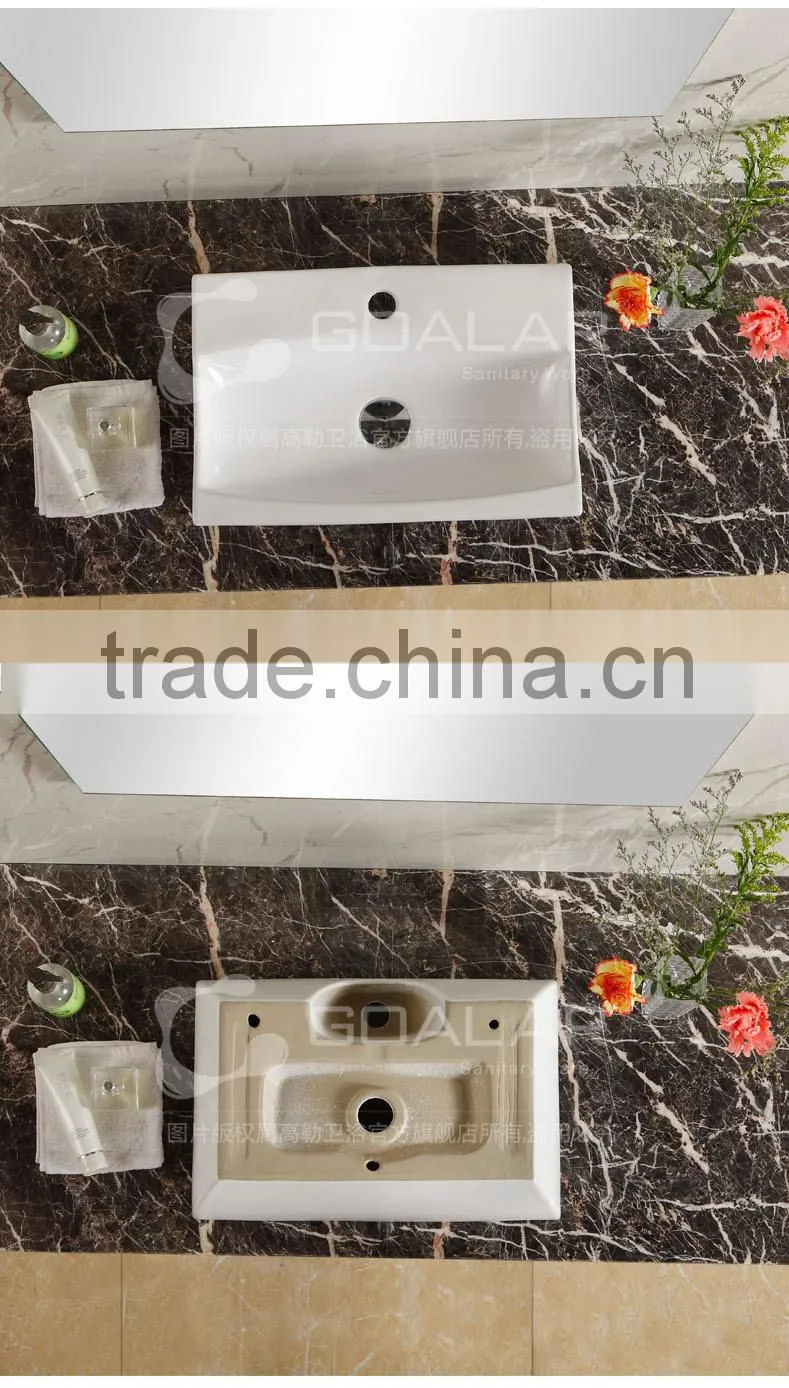New style ceramic wash basin convenient cleaning countertop ceramic art basin