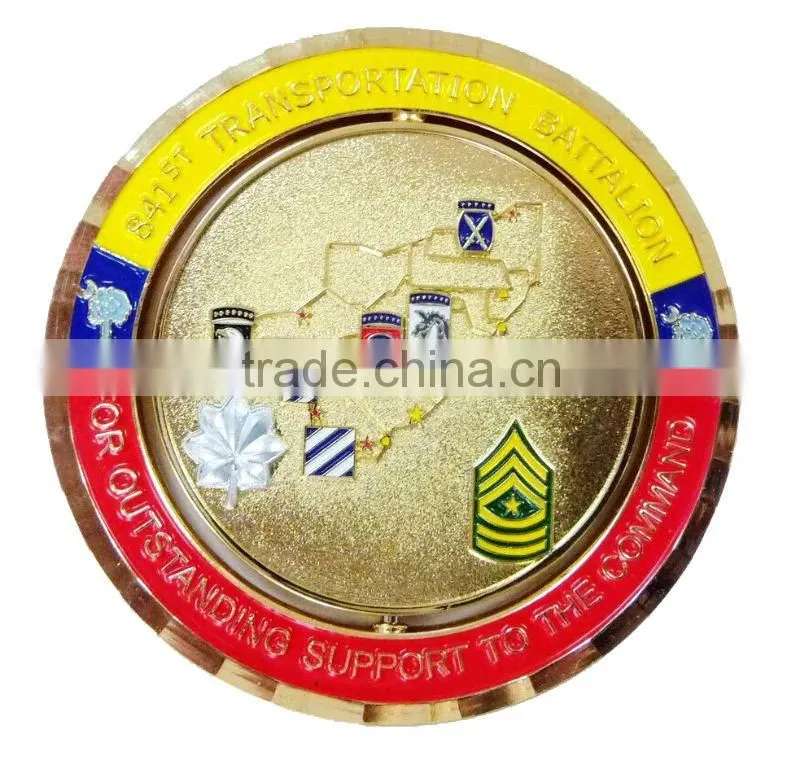 Silver Lacquered colors metal coin pendants