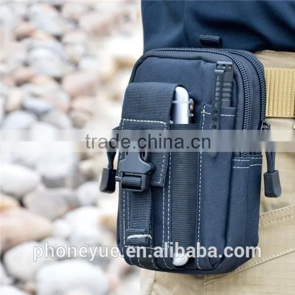 universal outdoor sports hip waist belt bag wallet purse bag with zipper for phone