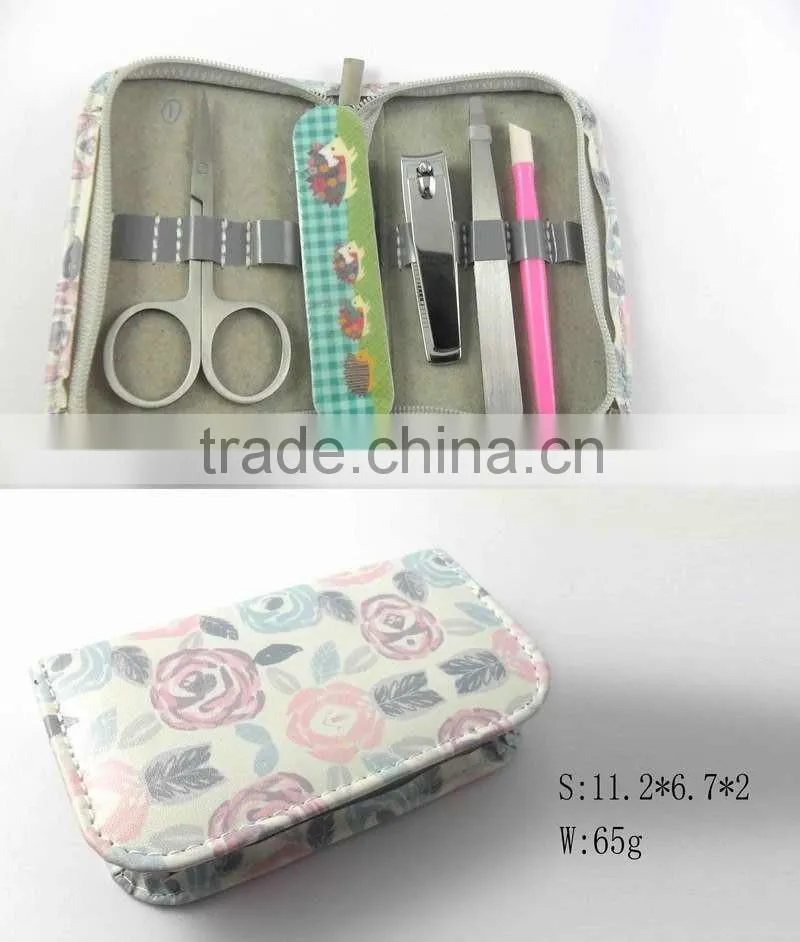MS1680 promotion hot sale pedicure girls disposable manicure kit