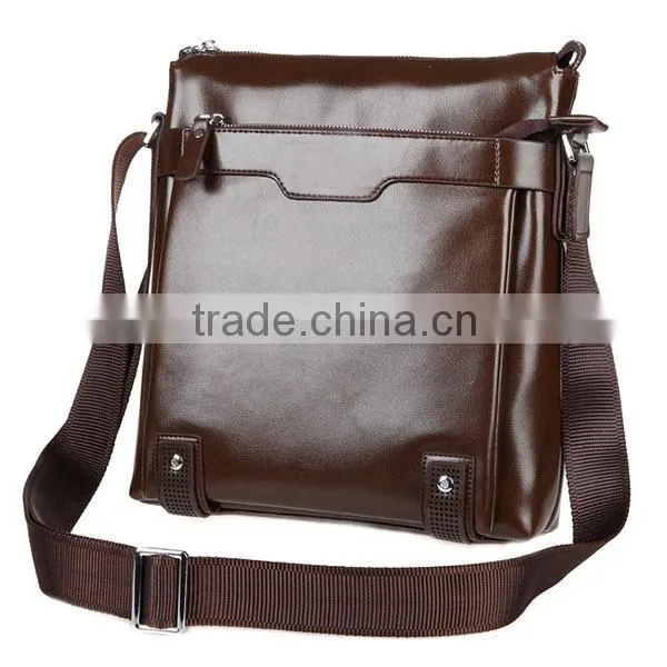 Cheap high quality lightweight men's leather kids briefcase