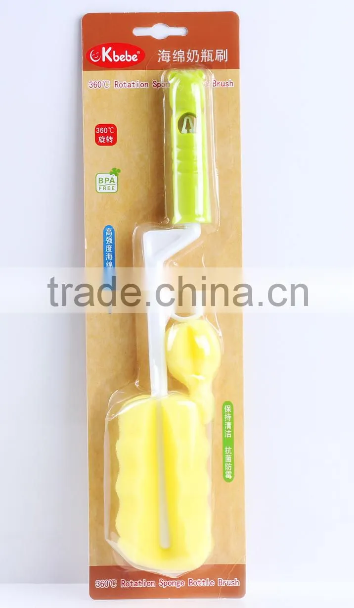Manufacture of best price small baby bottle cleaner brush milk bottle cleaner brush baby feeding bottle clean brush