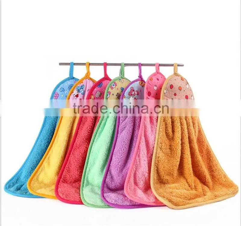 factory sale directly client design coral fleece hand towel stock