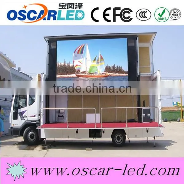 Factory direct supply flexible led display truck mobile advertising led display truck led display