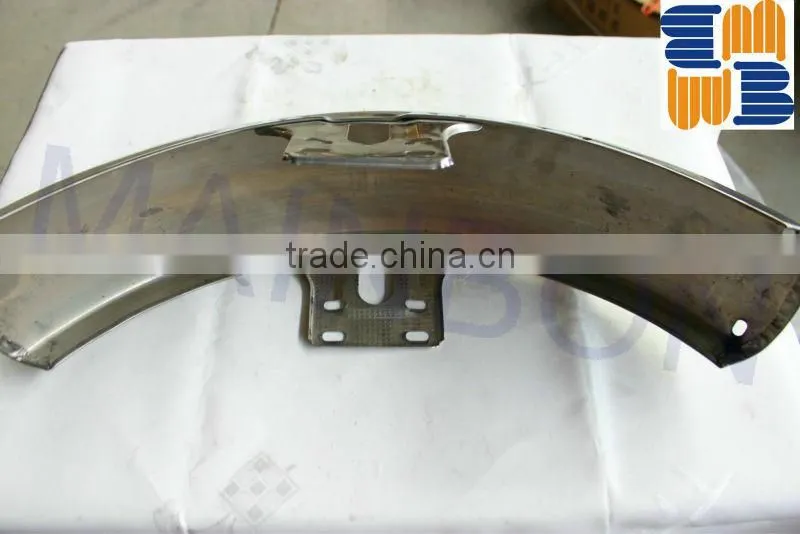 Auto rickshaw passenger tricycle high quality spare parts front fender stainless,mudguard
