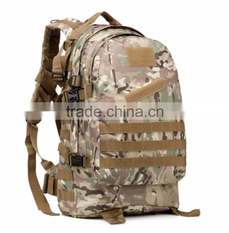 40L capacity Army Tactical Backpack outdoor hiking shoulder bag unisex