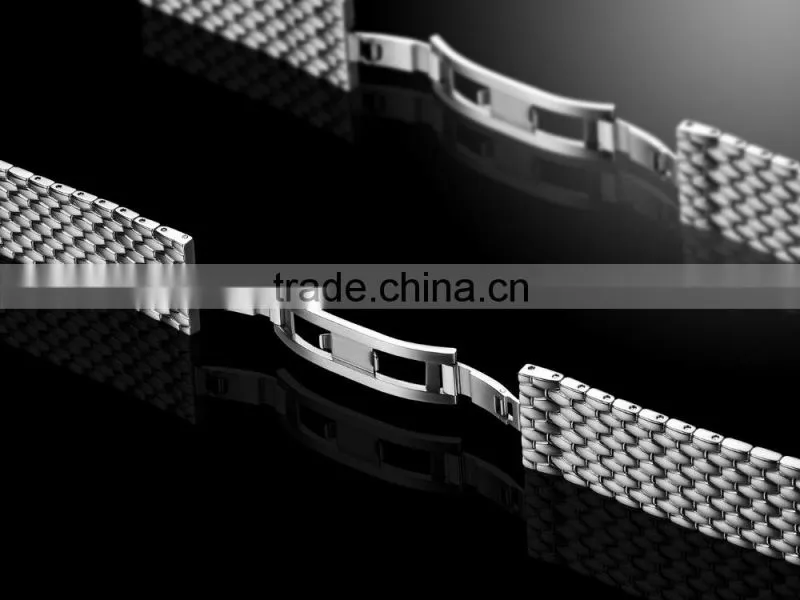 Icarer Armour Stainless Steel Watch Band For iWatch Sliver Wrist Strap For 38MM Apple Watch MT-4251