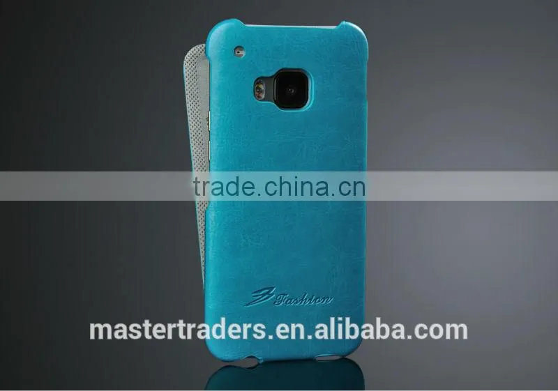 Original Fashion 64 Grain Flip PU Leather Case For HTC One M9 MT-3555