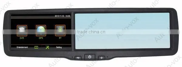 Touch mirror monitor GPS with DVR For Mitsubishi grandis