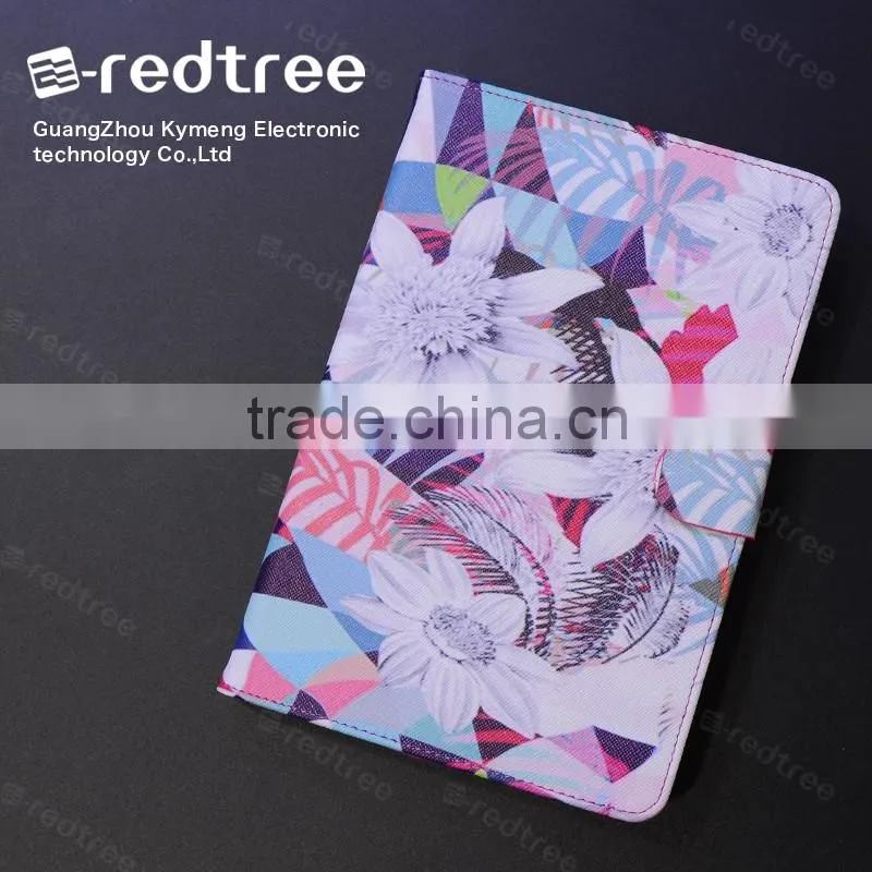 hot sale design print universal tablet cover with standing function