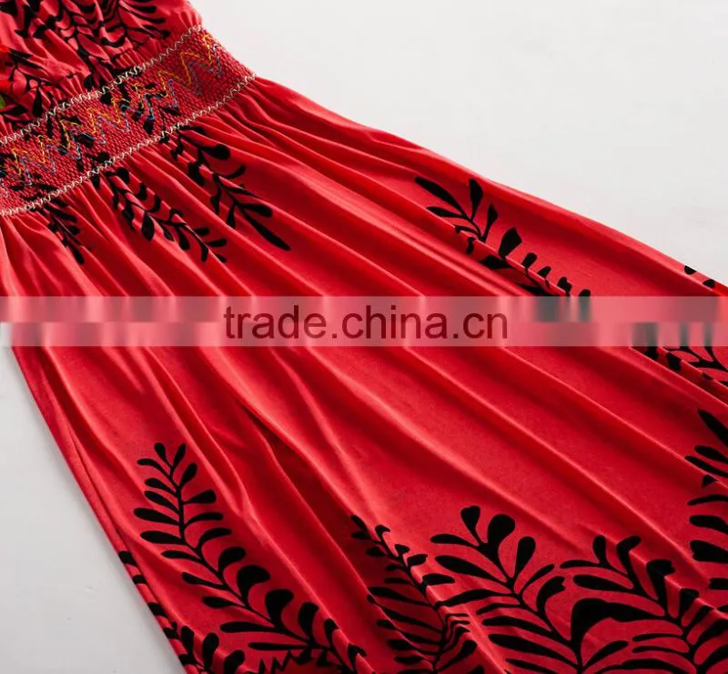 Jinjiang produce red free prom dress