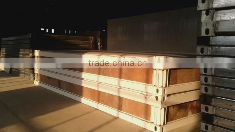 Flat pack container cabin