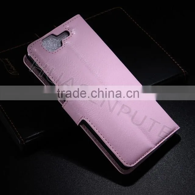 Luxury Lichee Kunstleder Flip Leather Phone Cover for Wiko Highway