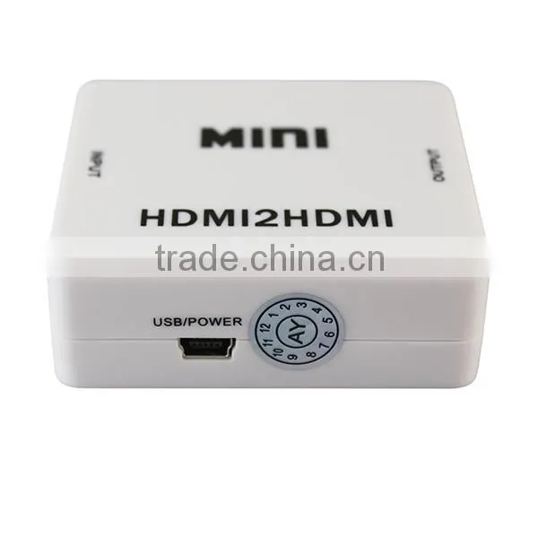 HDMI To HDMI Audio 1080p Mini Audio Video Connector Convertor