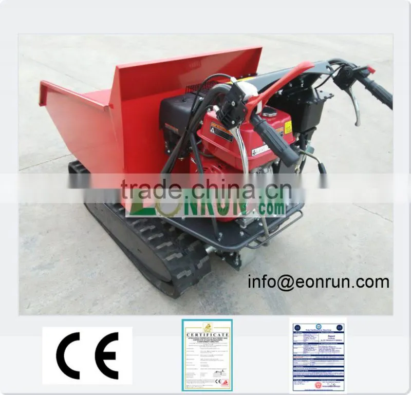 All terrain mini dumper for garden with petrol engine and CE
