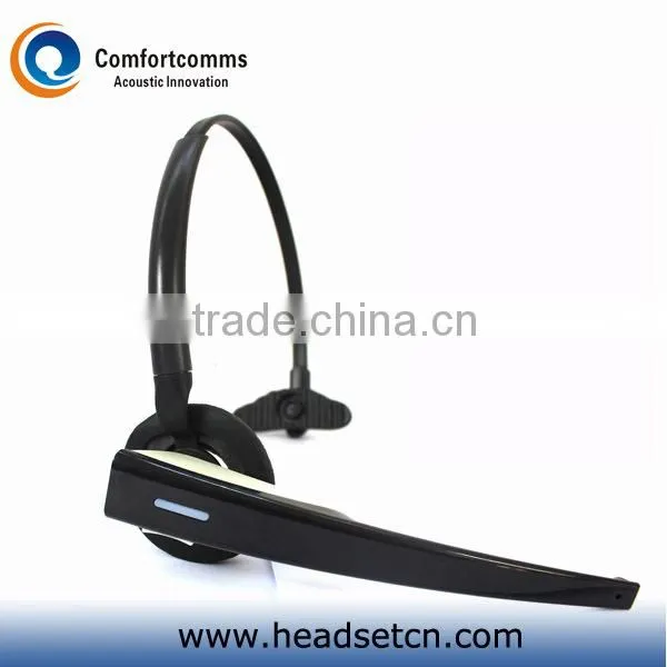 High quality noise cancelling call center desk phone and computer long range wireless headset CW-3000