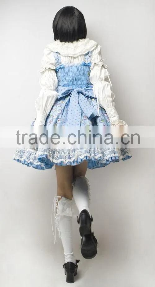 China supplier unique design decadent gothic rock wear clothing Q-108