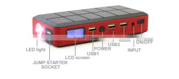 Auto Batteries Jump Starter,12000mAh Jump Starter, 3 in 1 Jump Starter