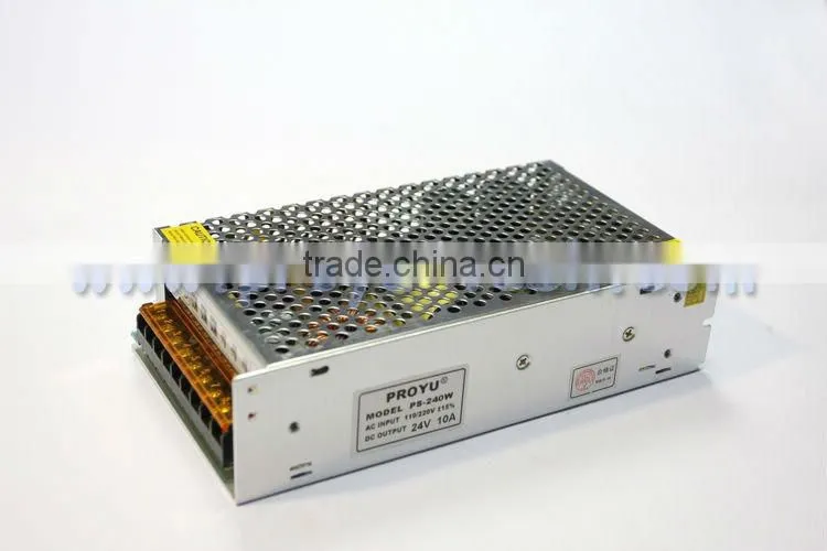 240W 10A Switching Power Supply 100-120/200-240V AC Input 24V Output PY-24V10A