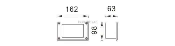 BOVEY outdoor and LED wall light wall recessed lamp