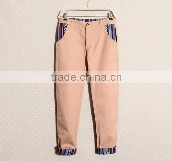 Fashionable stylish men's casual trousers 2015
