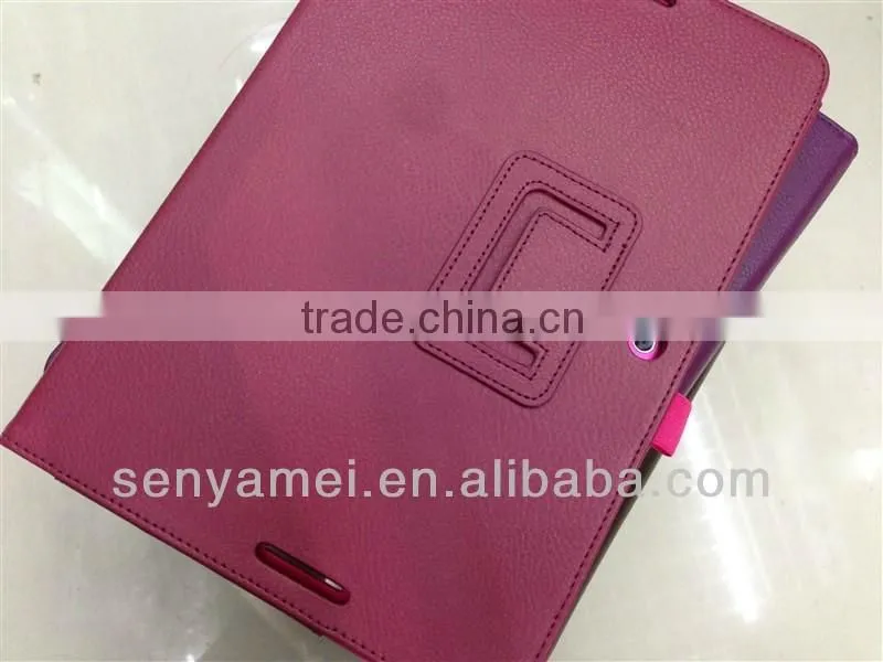 High Quality Stand Leather Case For Asus ME102A